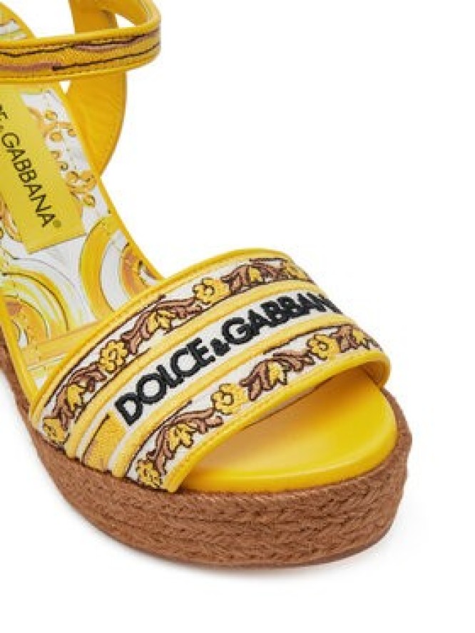 Dolce&Gabbana Espadryle CZ0318 AV804 Żółty