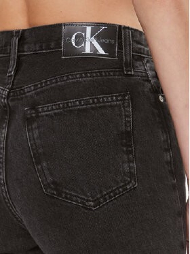 Calvin Klein Jeans Jeansy J20J222150 Czarny Mom Fit