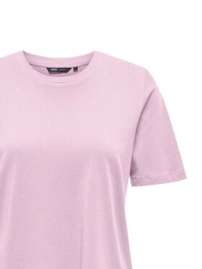 ONLY T-Shirt 15270390 Różowy Regular Fit