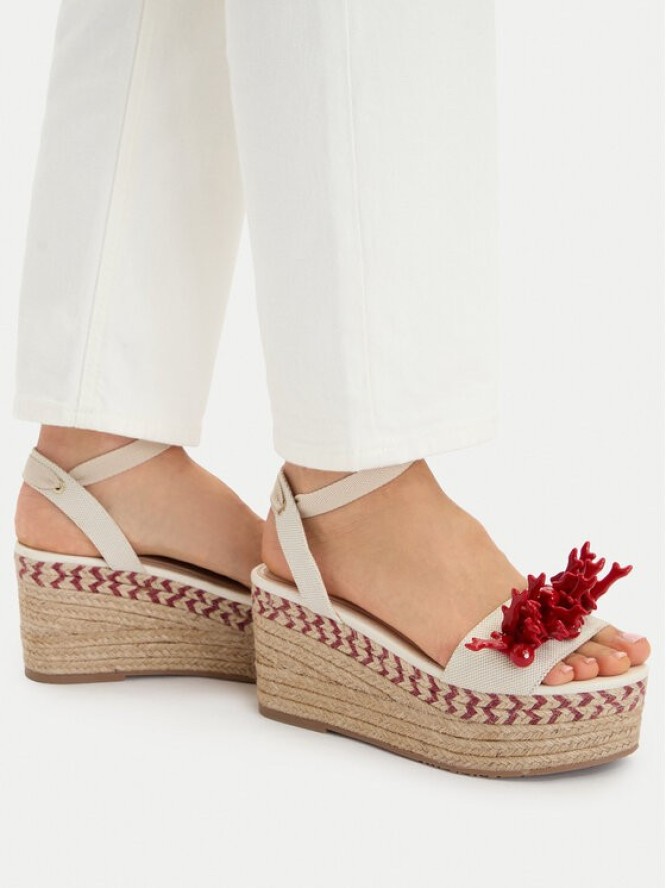 Liu Jo Espadryle Bali 02 SA6085 T6948 Kremowy