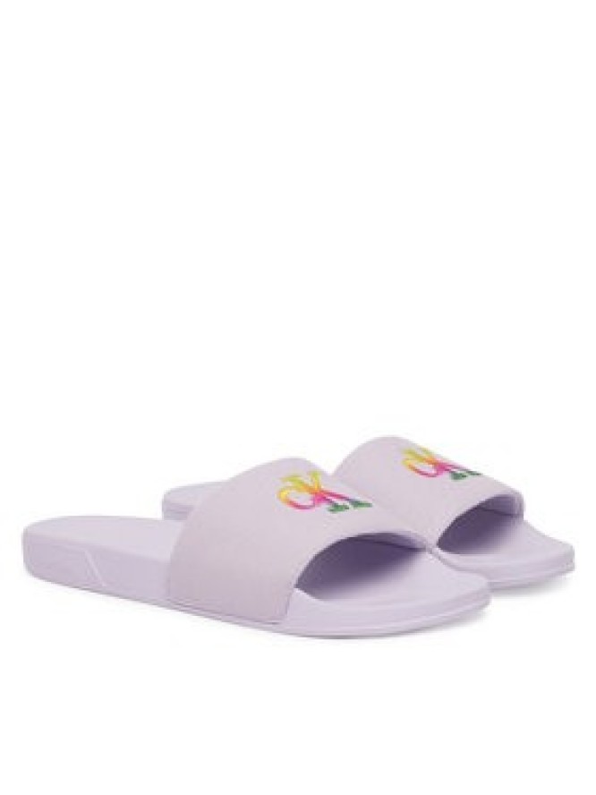Calvin Klein Klapki Essential Slide Pride Cv Wn HW0HW03297 Fioletowy jasny