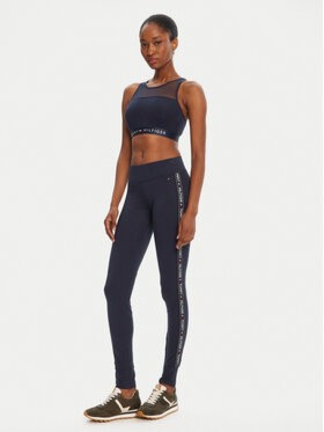 Tommy Hilfiger Legginsy UW0UW00563 Granatowy Slim Fit