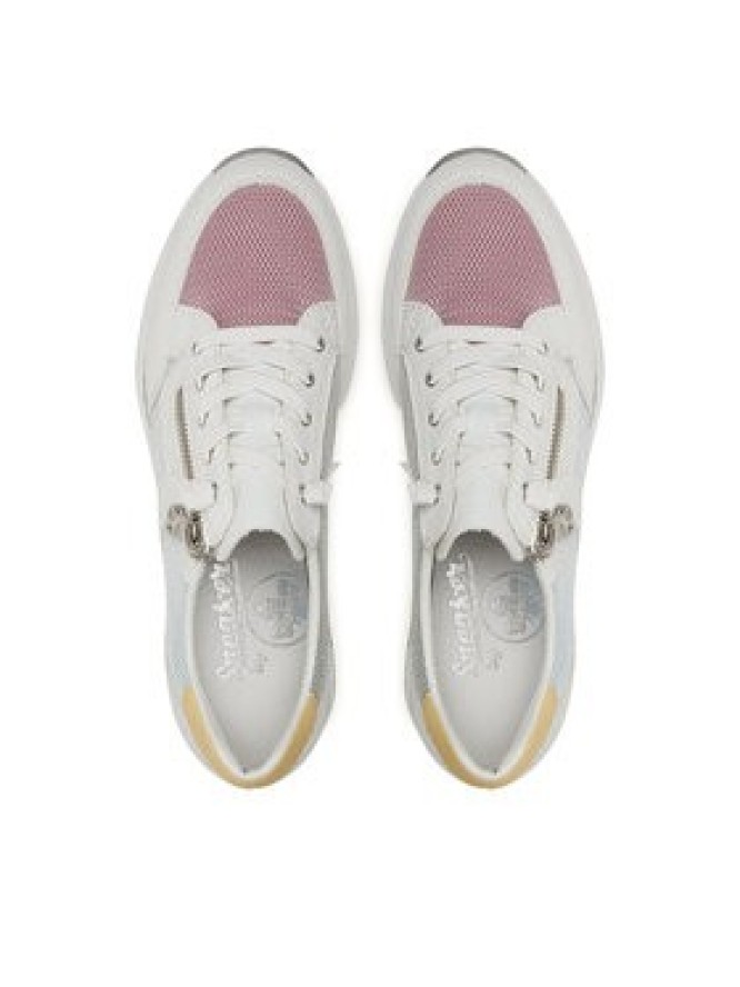 Rieker Sneakersy N4359-90 Biały