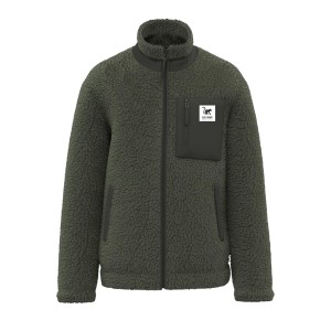 Kurtka polarowa Sherpa - Surf - Unisex - 100% poliester z recyklingu - Zielony