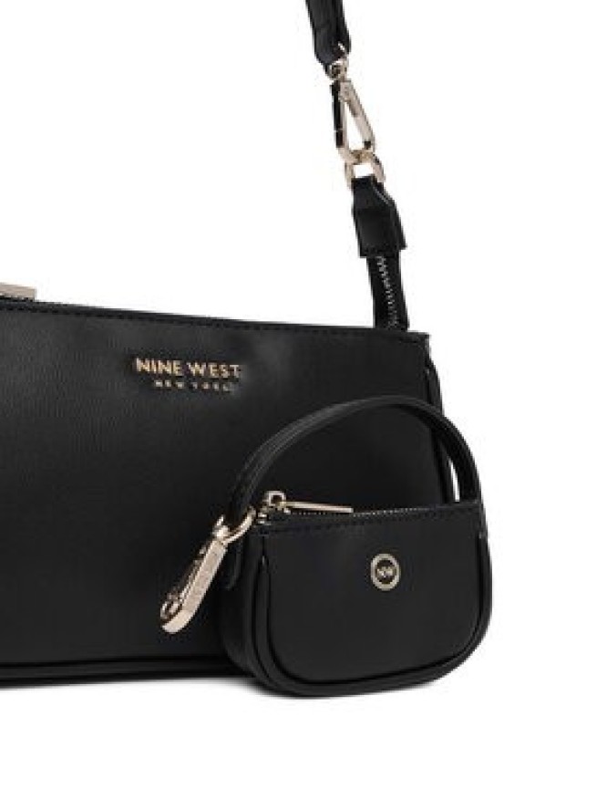 Nine West Torebka CEO-VELVET CHARM-LA374-4788 Czarny