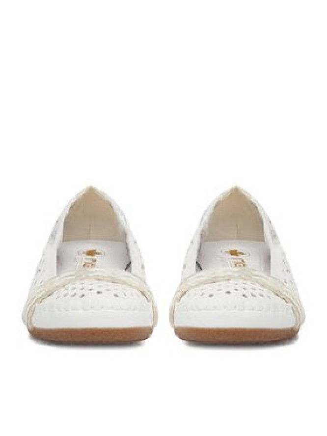 Rieker Baleriny CEO-41430-81 Biały