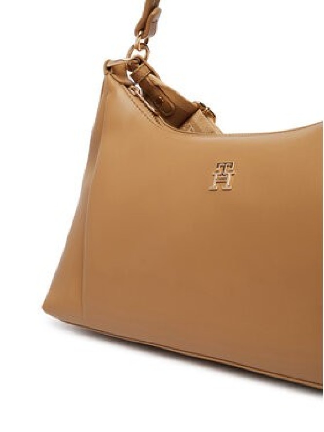 Tommy Hilfiger Torebka Th Essential Shoulder Bag AW0AW18373 Brązowy