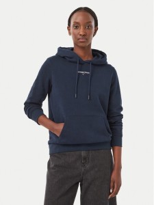 Tommy Jeans Bluza Classic Logo DW0DW23537 Granatowy Regular Fit