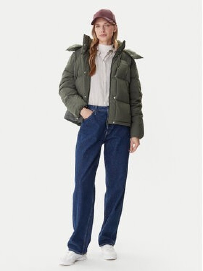 Tommy Jeans Kurtka puchowa Alaska DW0DW21623 Zielony Relaxed Fit
