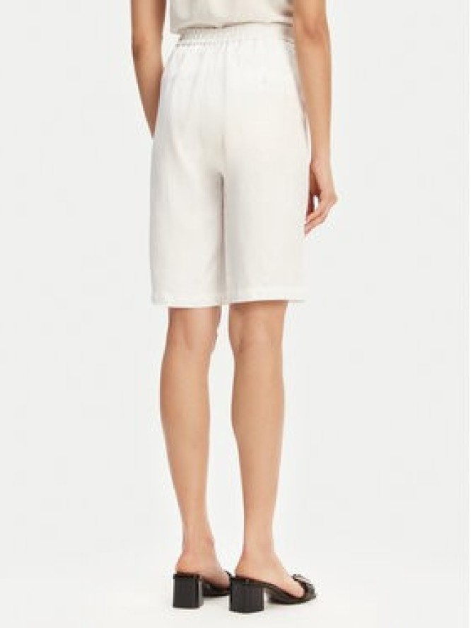 BOSS Bermudy 50537403 Biały Relaxed Fit