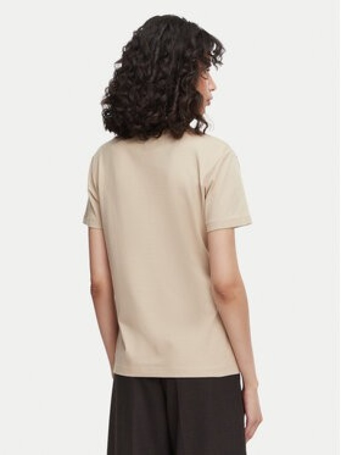 Beverly Hills Polo Club T-Shirt P-SS26W-TS516518 Beżowy Regular Fit