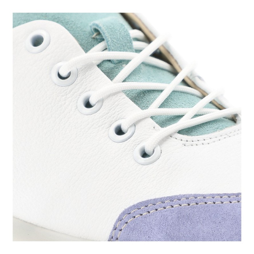 Białe Sneakersy Armodo Wygodne Sznurowane Obuwie Damskie