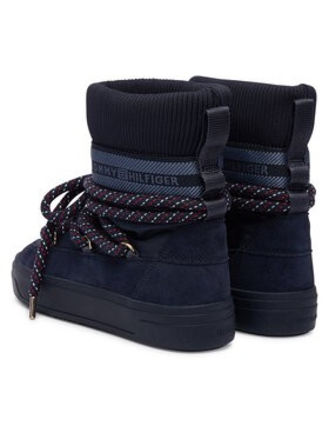 Tommy Hilfiger Śniegowce Tommytech Rwb Snowboot Warm FW0FW09163 Granatowy