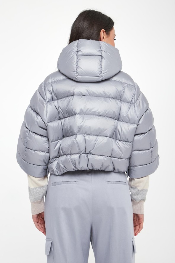 Kurtka damska z naturalnym pierzem PESERICO