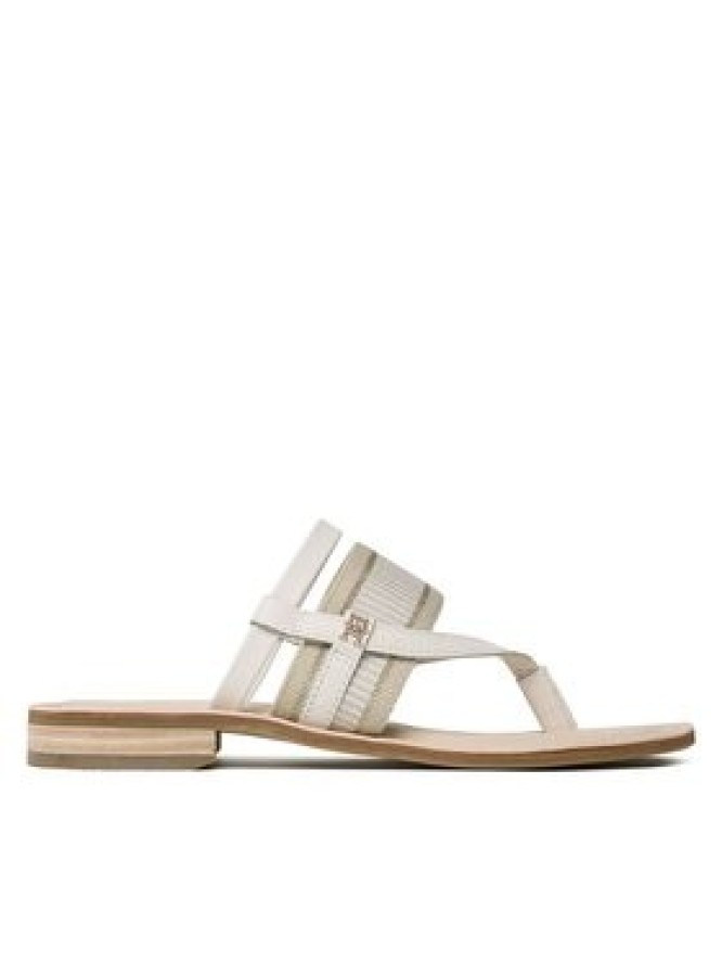 Tommy Hilfiger Japonki Th Webbing Mule Sandal FW0FW07275 Biały