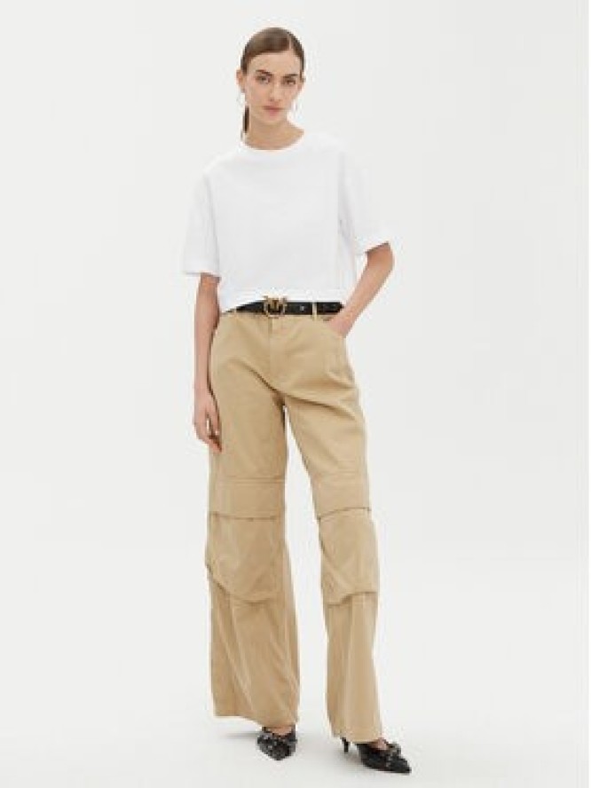 PINKO T-Shirt 104882 A2HN Biały Regular Fit