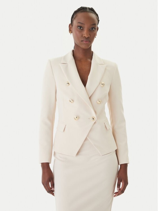 Rinascimento Marynarka CFC0128639003 Beżowy Regular Fit