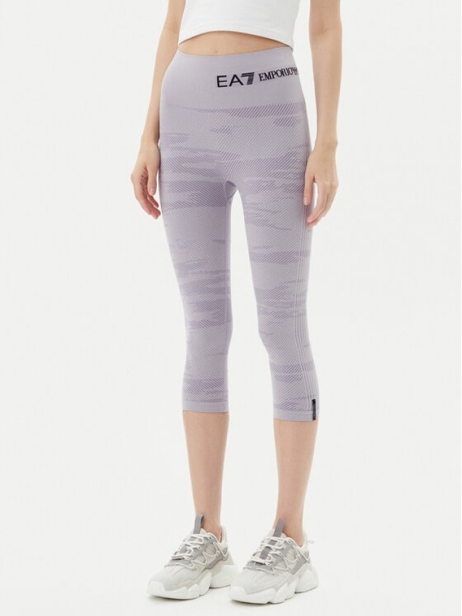 EA7 Emporio Armani Legginsy 7W000518 AF13714 UA092 Fioletowy Slim Fit