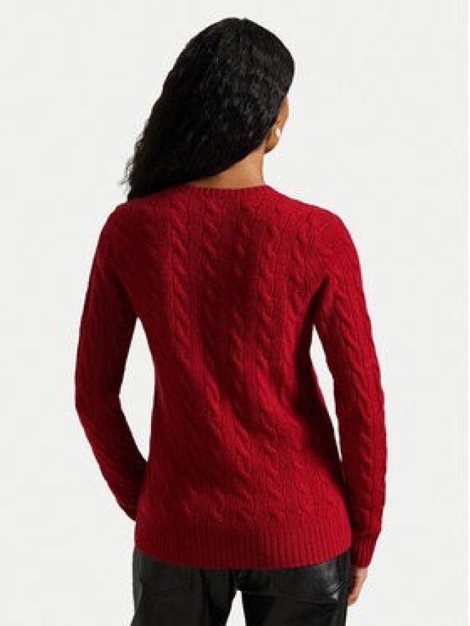 Polo Ralph Lauren Sweter 211971866012 Czerwony Slim Fit