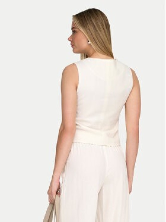 ONLY Kamizelka garniturowa Goa 15363724 Biały Regular Fit