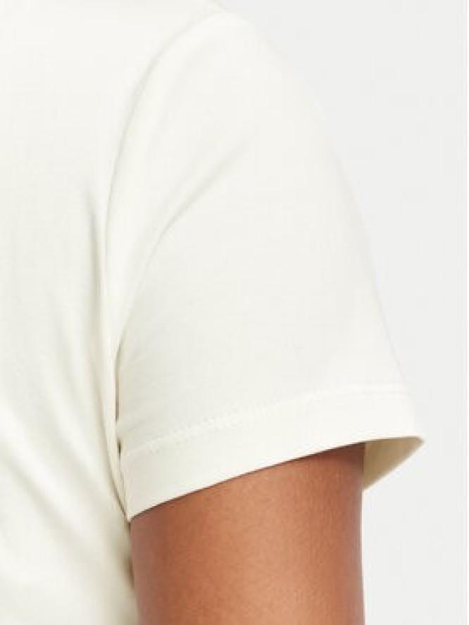 Guess T-Shirt W6BI61 K7948 Kremowy Regular Fit