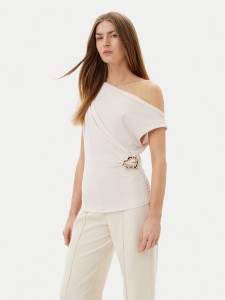 Rinascimento Bluzka CFC0123483003 Beżowy Regular Fit