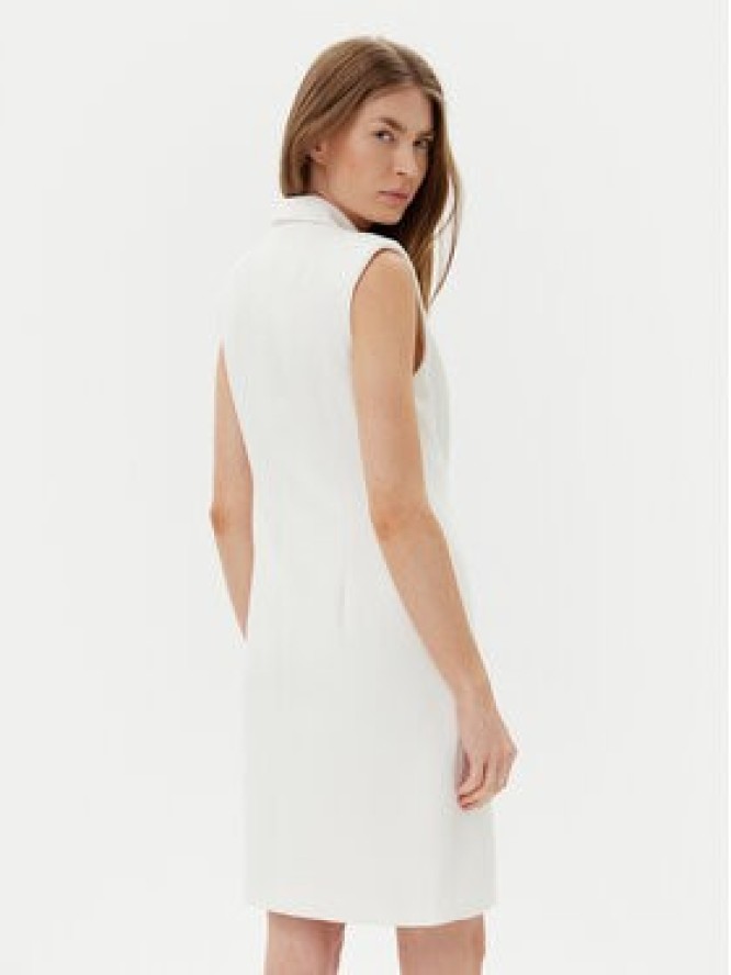 DKNY Sukienka koktajlowa DD5U1H66 Écru Slim Fit