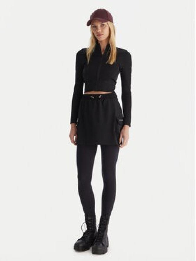 Guess Spódnica mini V5YD04 KCX42 Czarny Regular Fit