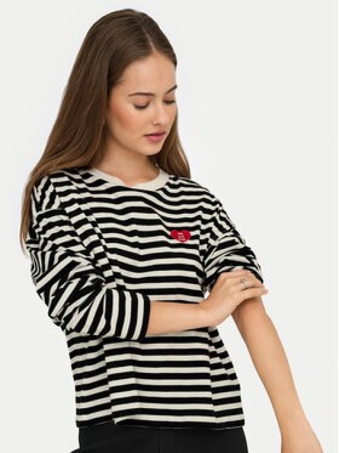 ONLY Bluzka Livina 15359682 Czarny Regular Fit