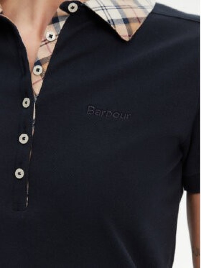 Barbour Polo LML0633NY13 Granatowy Regular Fit