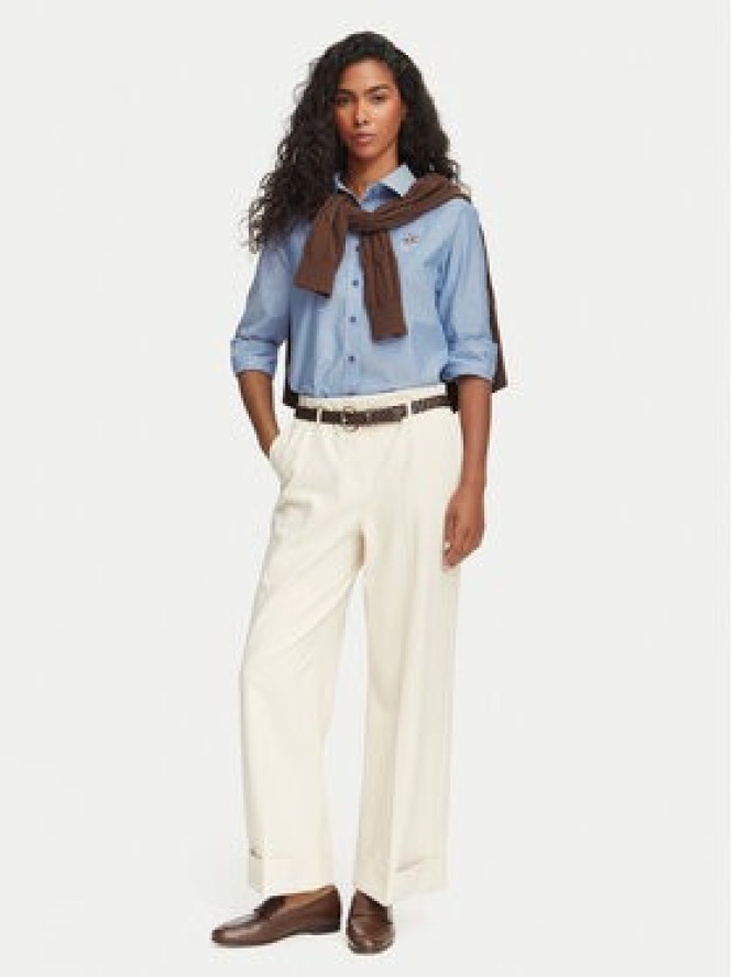 Beverly Hills Polo Club Koszula P-SS26W-SH6600 Niebieski Regular Fit