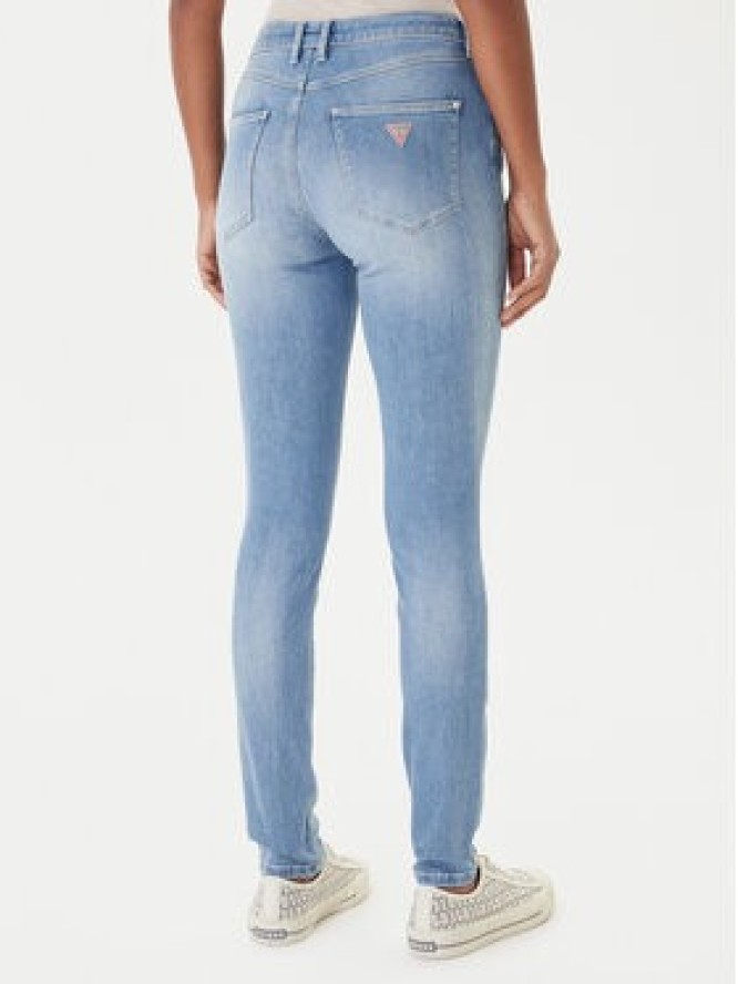 Guess Jeansy W2YA46 D4Q01 Niebieski Skinny Fit