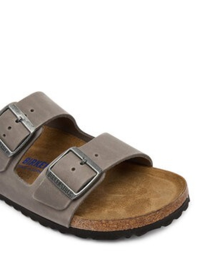 Birkenstock Klapki Arizona Sfb 1013645 Szary
