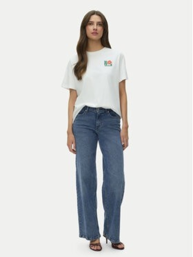 Vero Moda T-Shirt Mariane 10343545 Biały Oversize