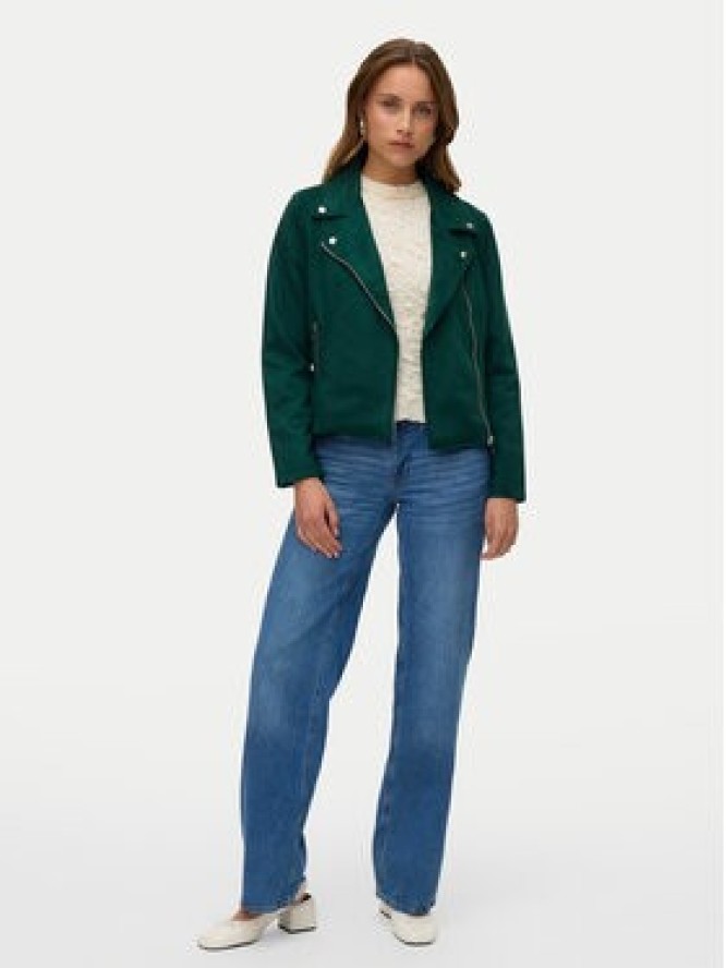 Vero Moda Kurtka z imitacji skóry Jose 10300938 Zielony Regular Fit