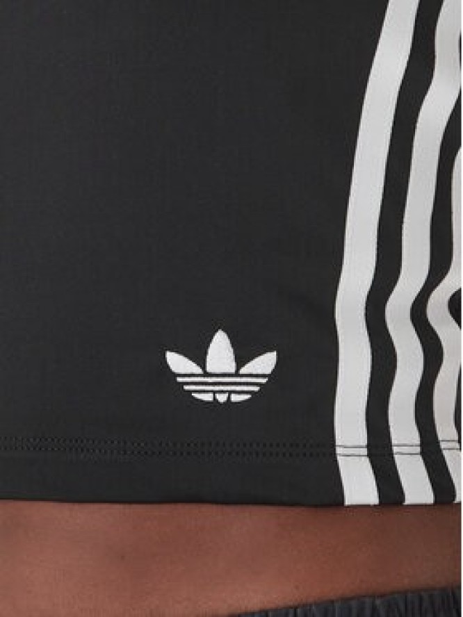 adidas Top 3-Stripes KD2893 Czarny Slim Fit