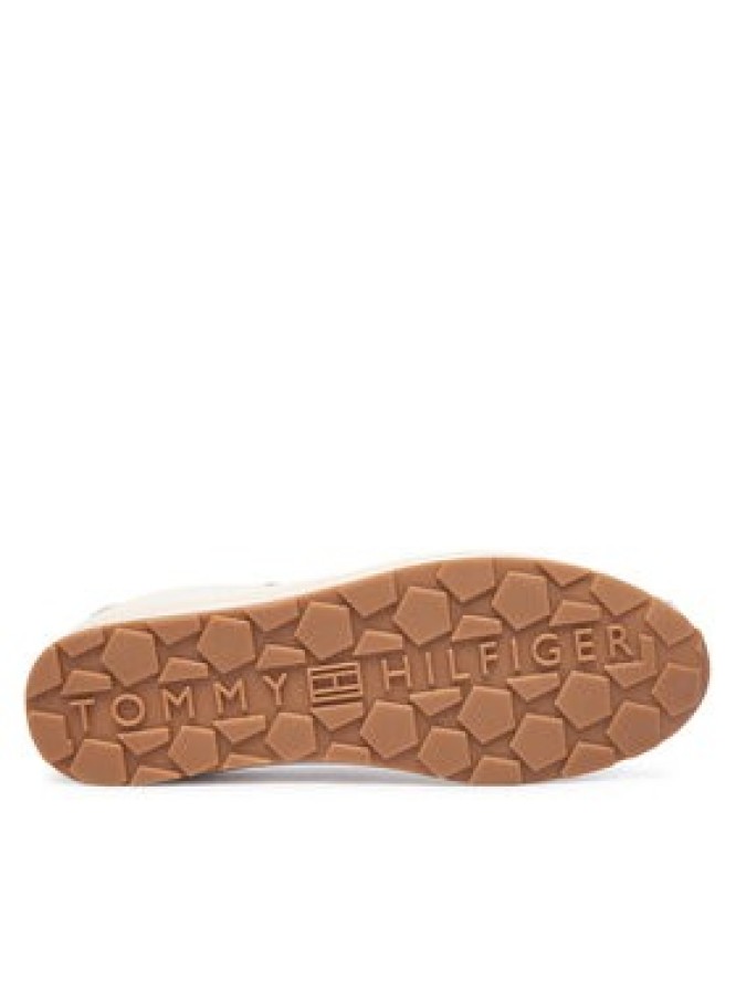 Tommy Hilfiger Sneakersy Bella Sneaker Leather FW0FW09495 Kremowy