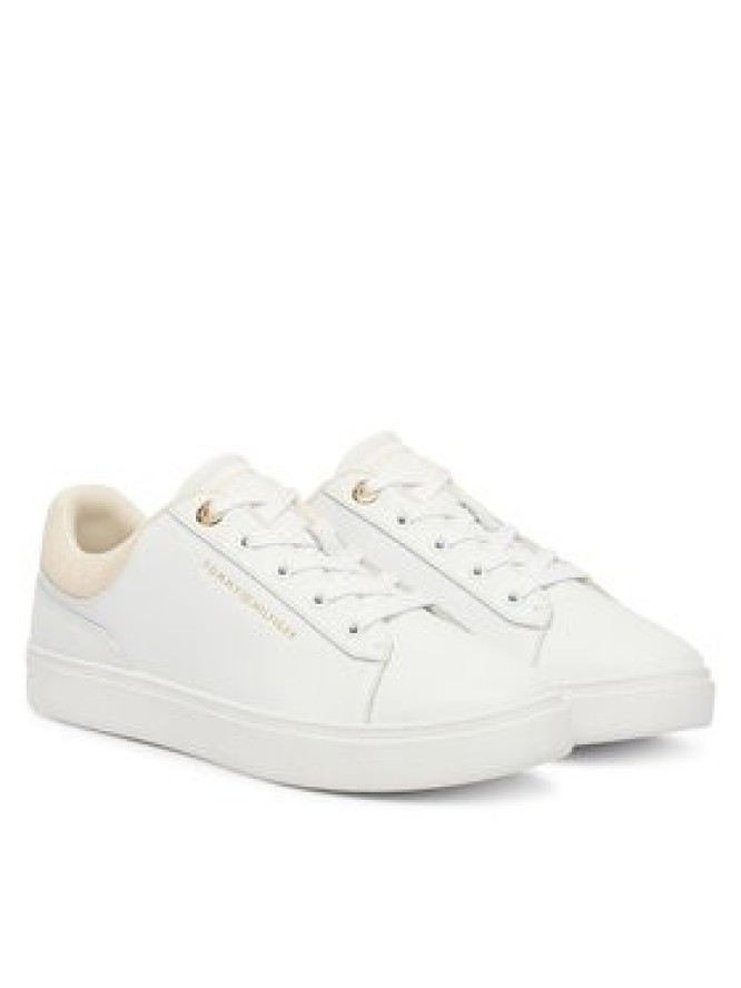 Tommy Hilfiger Sneakersy Casual Cupsole Sneaker FW0FW09020 Biały