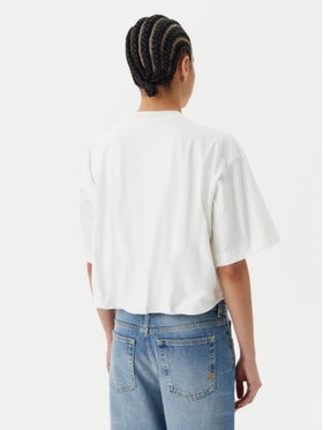 PINKO T-Shirt Torrone 104257 A2F8 Biały Regular Fit