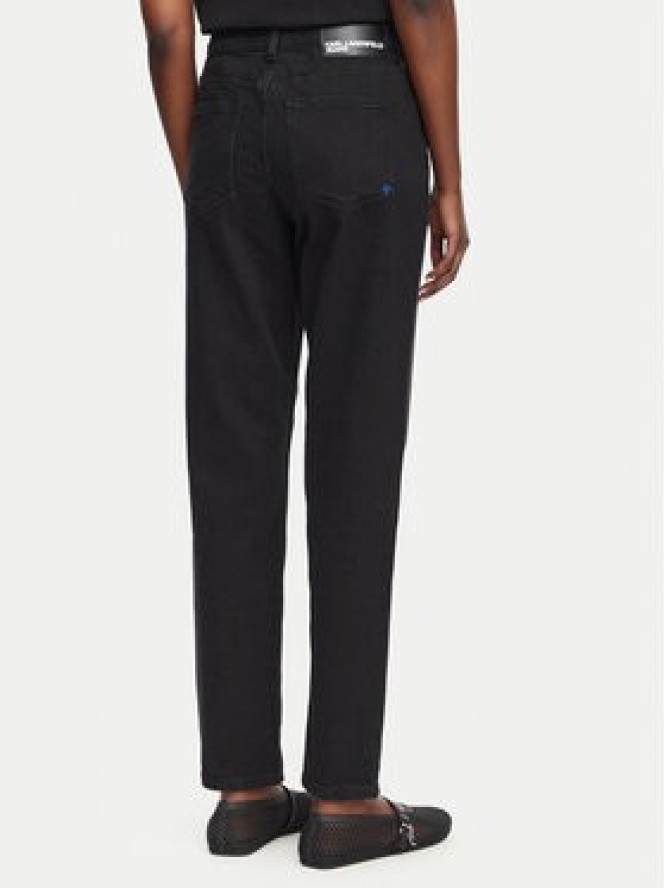 Karl Lagerfeld Jeans Jeansy A4W10037 Czarny Mom Fit