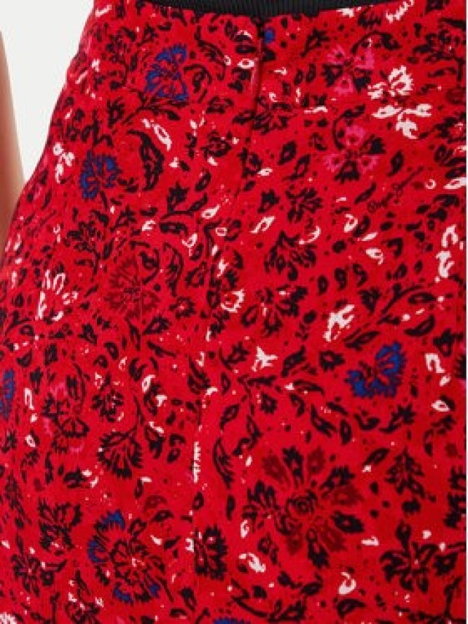 Pepe Jeans Spódnica midi Clau PL901199 Czerwony Slim Fit