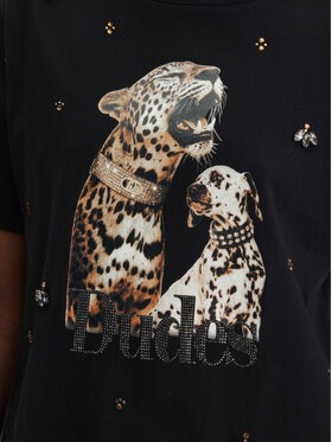 Liu Jo T-Shirt WA6331 JS904 Czarny Regular Fit