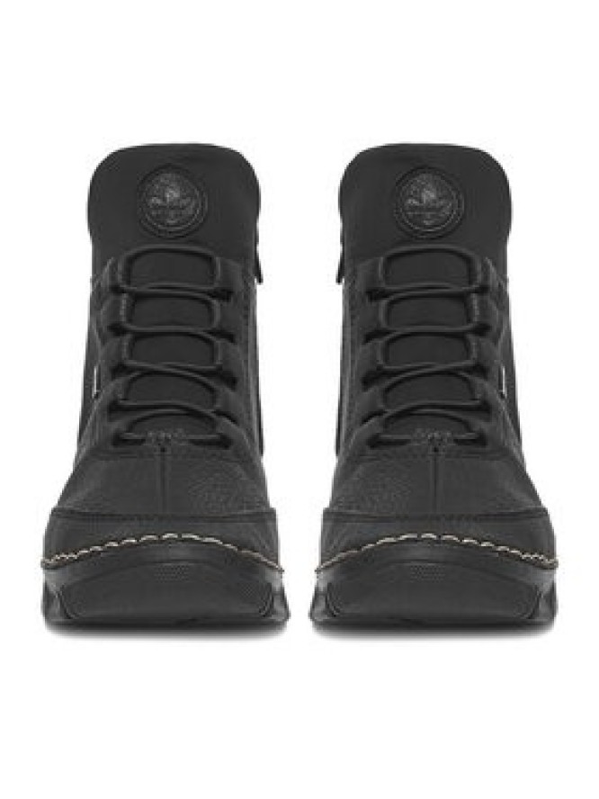 Rieker Trzewiki 55069-00 Czarny