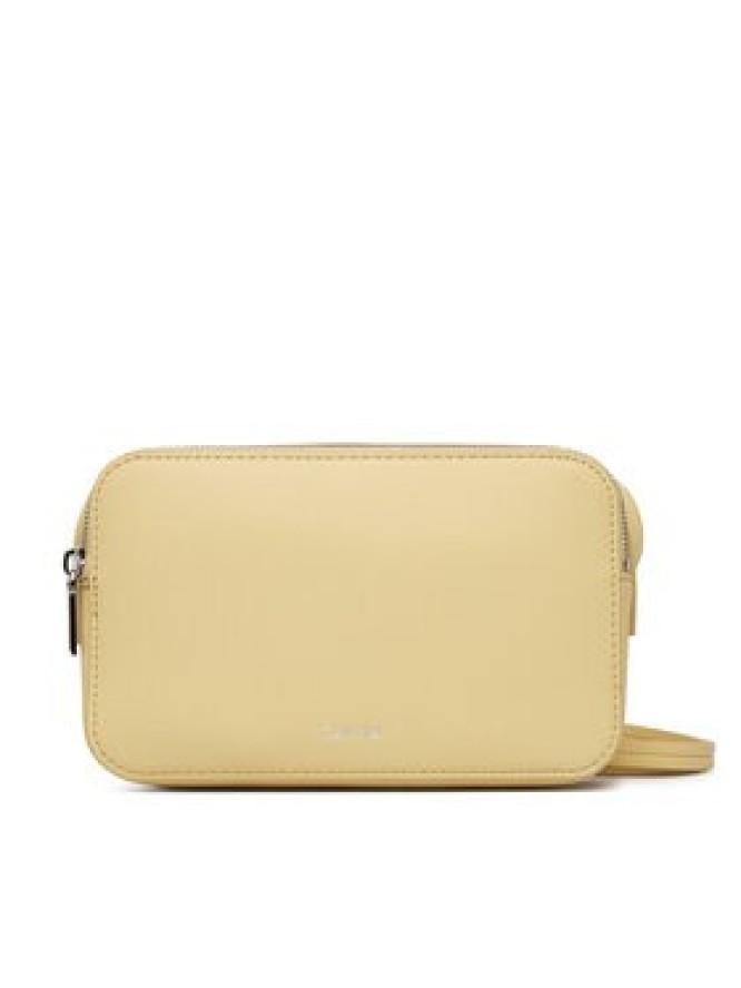Calvin Klein Torebka Foil Logo Elongated Camera Bag LV04F3276G Żółty