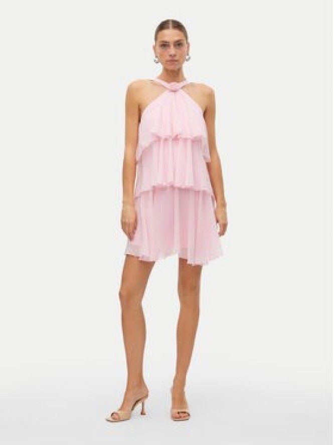 Vero Moda Sukienka koktajlowa Felicia 10329767 Różowy Regular Fit