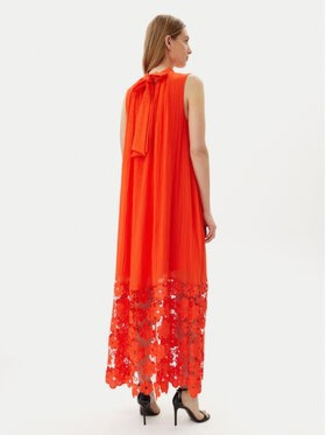 YAS Sukienka letnia Twigsy 26037703 Czerwony Relaxed Fit