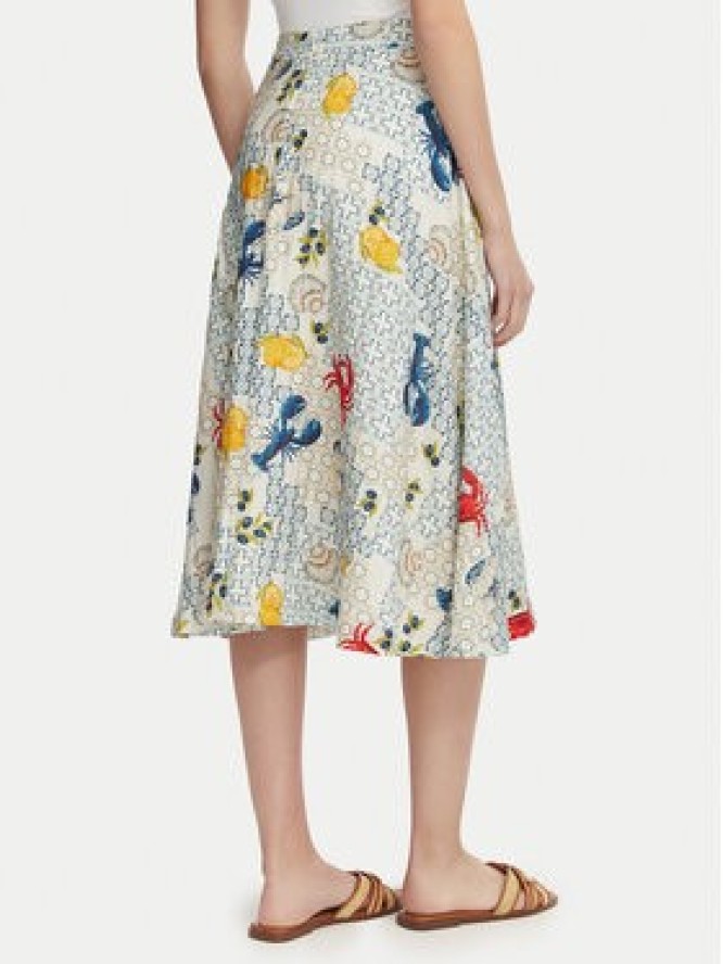 Vero Moda Spódnica Valentina 10351012 Beżowy jasny A-Line Fit