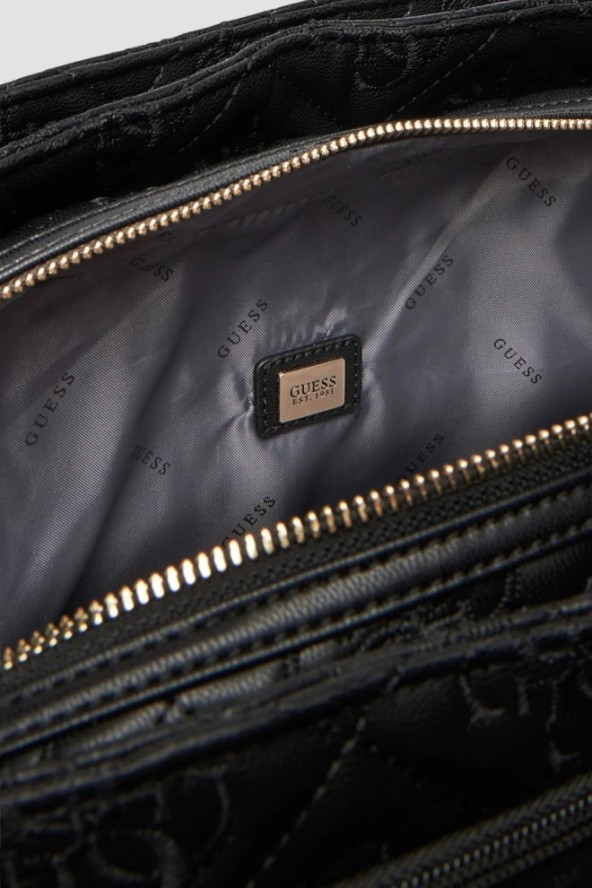 GUESS Czarna damska podróżna torebka Adelasia