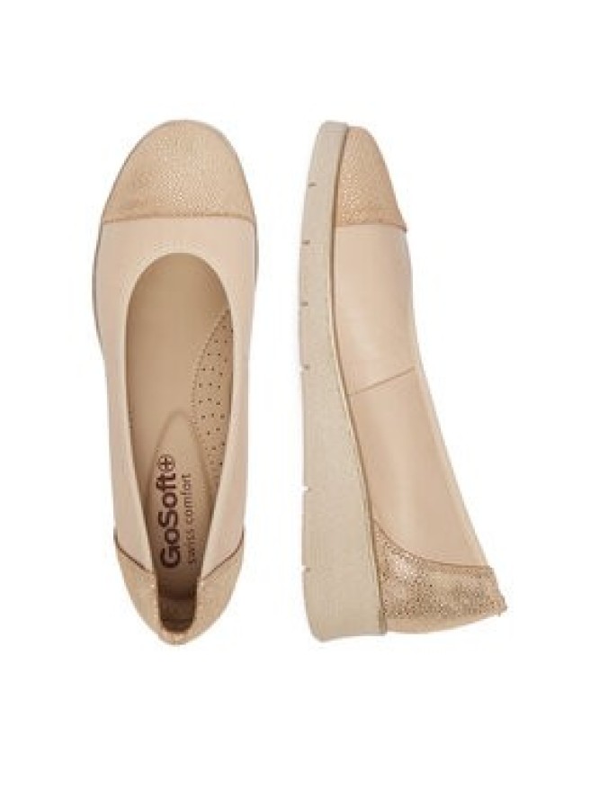Go Soft Baleriny CEO-WI16-FLEXX-02 Beżowy