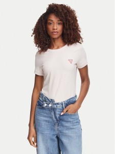 Guess T-Shirt W2YI44 J1314 Fioletowy jasny Slim Fit